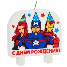 Свеча в торт Marvel