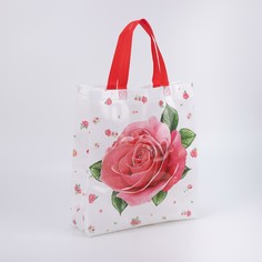 Сумка хозяйственная без застежки, цвет розовый No Brand