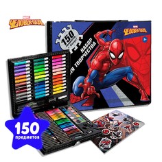 Набор для творчества, 150 предметов, человек-паук Marvel