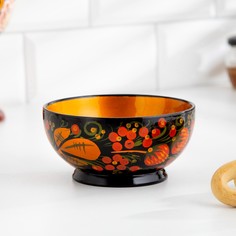 Салатник, малый, 11×6 см, хохлома No Brand