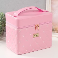 Шкатулка кожзам для косметики No Brand