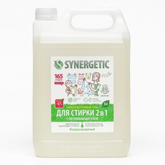 Жидкое средство для стирки synergetic, гель, универсальное, 5 л