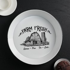 Поднос home, 28×6,5 см, цвет белый No Brand