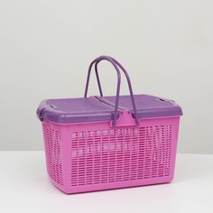 Корзина 47х36х27,5 см, фиолетовая No Brand