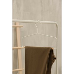 Плечики-вешалки для брюк и юбок savanna wood, 1 перекладина, 37×22×1,5 см, цвет белый