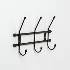 Вешалка настенная на 3 крючка No Brand