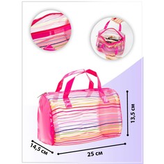 Косметичка на молнии, цвет розовый No Brand