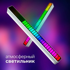 Светильник атмосферный nsl-002, работа от звука, аккум. бат., rgb No Brand