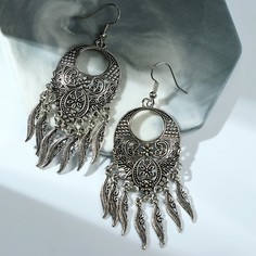 Серьги металл Queen Fair