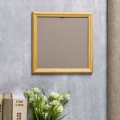 Фоторамка дерево 20х20 см сосна (пластиковый экран) No Brand