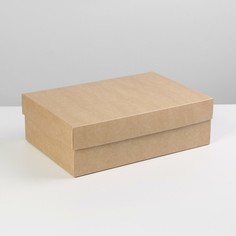Коробка складная крафтовая 30 х 20 х 9 см Дарите Счастье