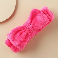 Повязка для волос косметическая, нежно-розовая Art Beauty