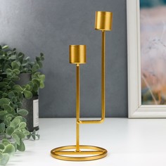 Подсвечник металл на 2 свечи No Brand