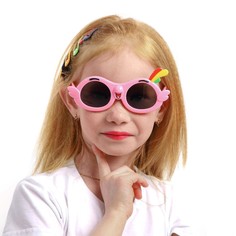 Очки солнцезащитные детские поляризационные, tr90, линза 5 х 6 см, ширина 14 см, дужки 13 см 76612 No Brand