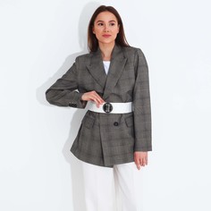Ремень женский, xs-l, ширина 6 см, пряжка металл, цвет белый No Brand
