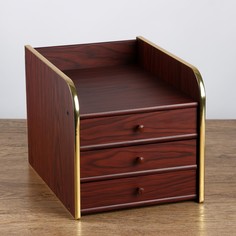 Органайзер 4 секции (3 ящика, полка), 25*34*26см No Brand