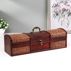 Шкатулка дерево под бутылку No Brand