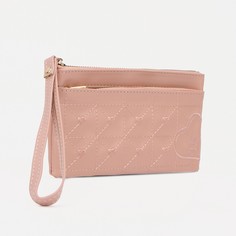 Кошелек на молнии, цвет розовый No Brand