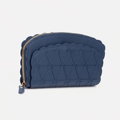 Кошелек на молнии, цвет синий No Brand