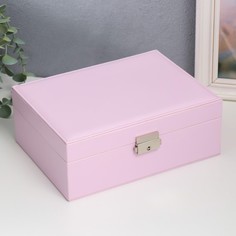 Шкатулка кожзам для украшений No Brand