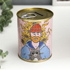 Копилка-банка металл No Brand