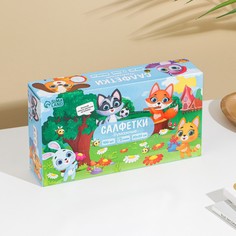 Салфетки бумажные в коробке No Brand
