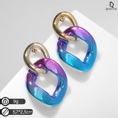 Серьги металл Queen Fair