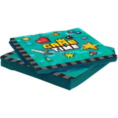 Салфетки бумажные game time, 33х33 см, набор 20 шт. No Brand