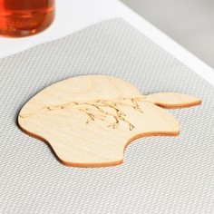 Подставка под горячее apple, 8,5×10 см Доляна