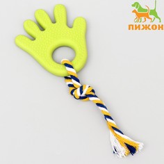 Игрушка жевательная с канатом для собак Пижон