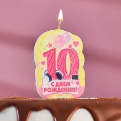 Свеча для торта цифра Страна Карнавалия