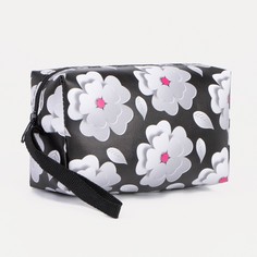Косметичка на молнии, цвет черный No Brand