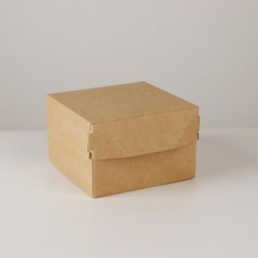 Коробка складная крафтовая 12 х 8 х 12 см Дарите Счастье
