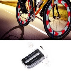 Подсветка для велосипеда, 30 рисунков, 14 led, 1 led 30 лм, 3ааа, 10 х 2 х 15 см No Brand