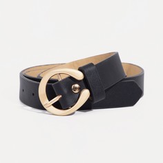 Ремень женский, ширина 2,3 см, винт, цвет черный No Brand