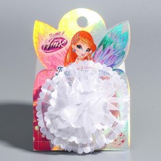 Бант белый, винкс, 7,5 см Winx