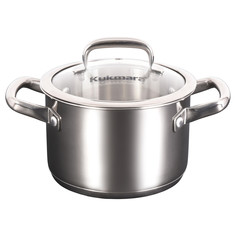 Кастрюля 1,8л стеклянная крышка Kukmara