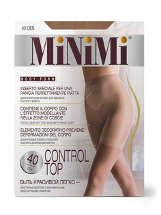 Колготки mini control top 40/140 (утяжка- шорты) nero Minimi