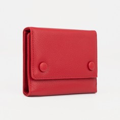 Кошелек на магнитах, цвет красный No Brand