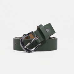 Ремень женский, ширина 3 см, винт, пряжка метал, цвет хаки No Brand