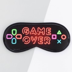Маска для сна game over, 19.3 х 9.5 см Svoboda Voli