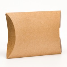 Коробка складная крафт, 19 х 14 х 4 см, набор 10 шт. No Brand