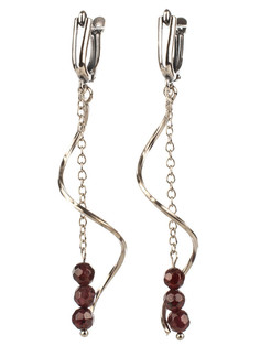 Серьги Бусики Колечки