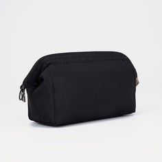 Косметичка на молнии, цвет черный No Brand