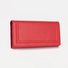 Кошелек на магнитах, цвет красный No Brand
