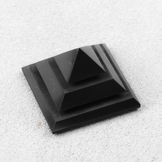Пирамида из шунгита, 5 см, полированная, саккара No Brand