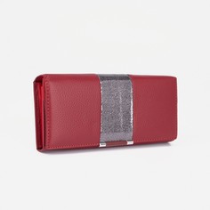 Кошелек на магнитах, цвет красный No Brand