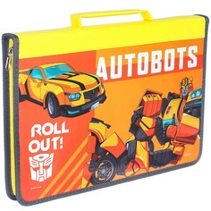 Папка для труда а4, на молнии, с эффектом металлика, мстители Hasbro