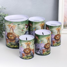 Копилка металл банка No Brand