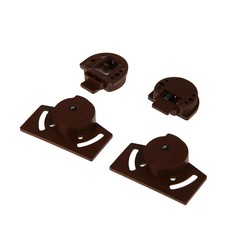 Комплект для шкафа купе, коричневый No Brand